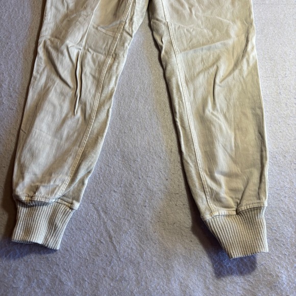 JAMES PERSE Standard Mixed Media Jogger Pants Drawstring Waist Pockets Size 1 - Picture 2 of 9